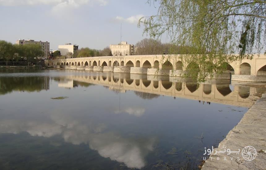 عکس پل چوبی اصفهان